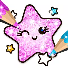 Kawaii Coloring Book Sparkle