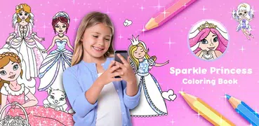 Sparkle Princess Coloring Book