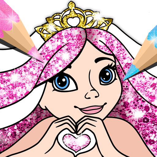 Sparkle Princess Coloring Book