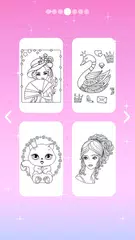 Descargar APK de Princesas Juegos de Colorear Glitter