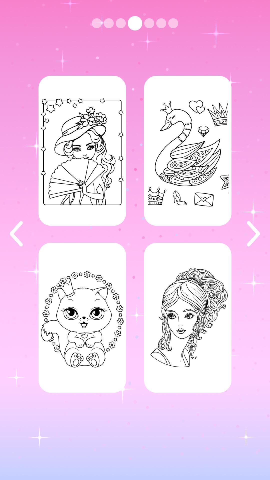 Игры Princess раскраска