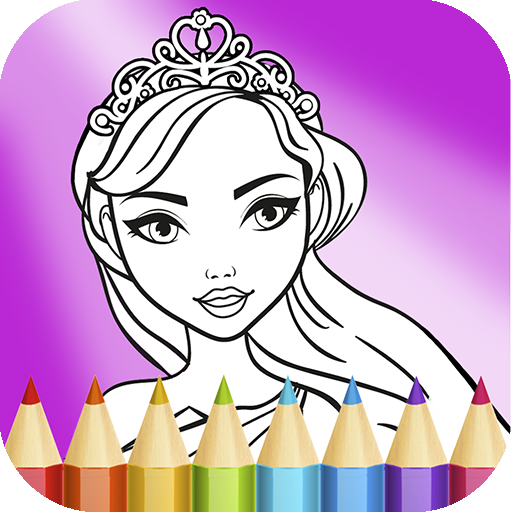 Princesas Colorear: Juegos para niñas