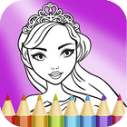 Princess Coloring Pages 아이콘