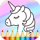 Unicorn Coloring Book ไอคอน