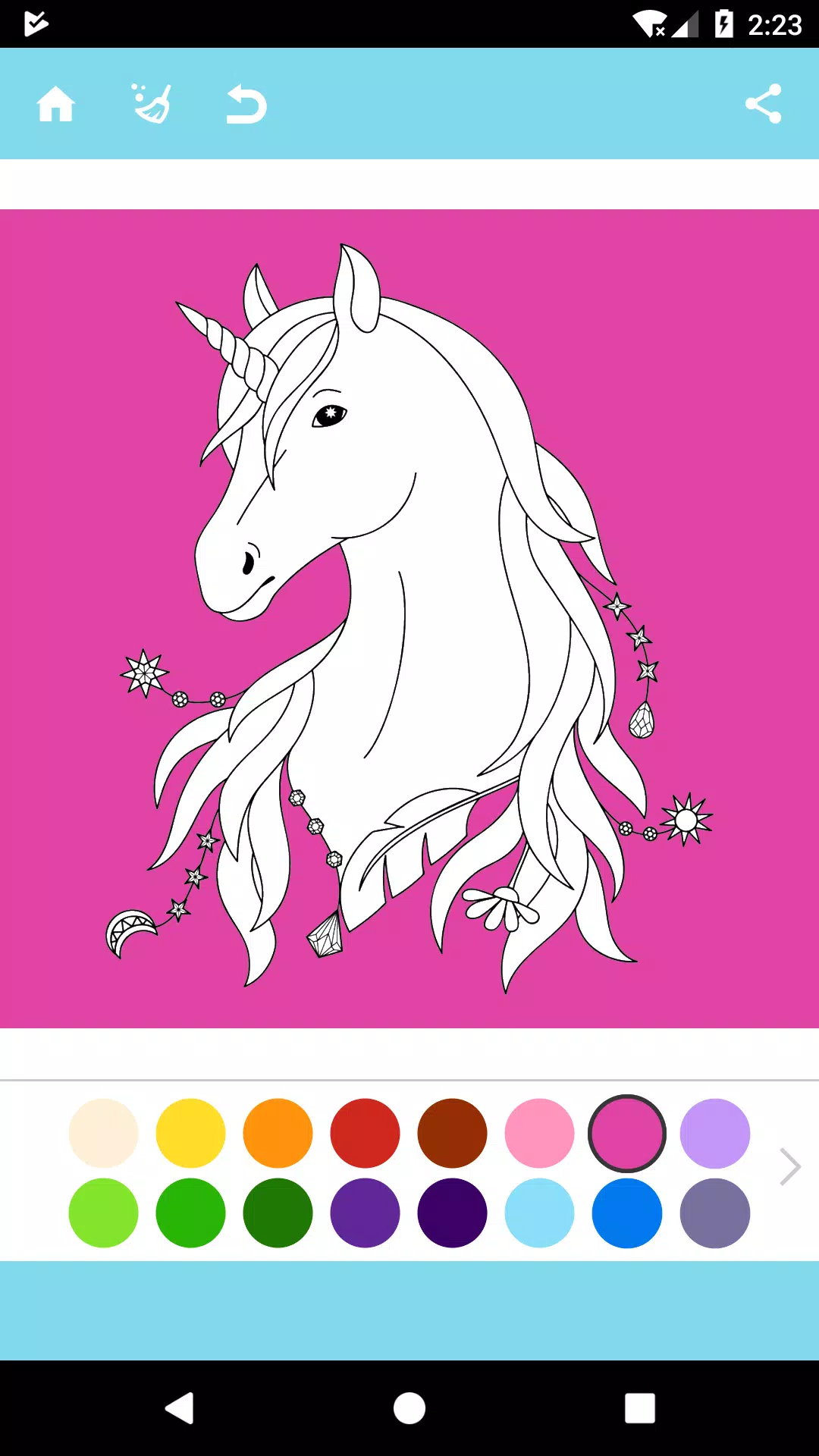 Unicórnio Para Colorir Glitter - Baixar APK para Android