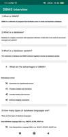 DBMS Interview Questions تصوير الشاشة 2