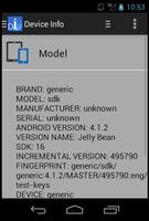 Device Information capture d'écran 1