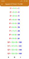 Square, Cube, Root & Factorial Ekran Görüntüsü 2
