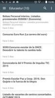 Noticias educativas screenshot 1