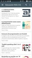 Noticias educativas captura de pantalla 2