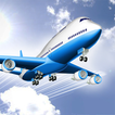 Airplane pilot simulator icon