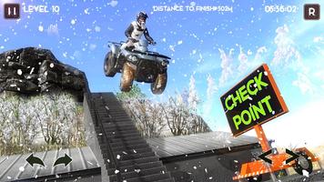 Offroad ATV Quad Rennspiele Plakat