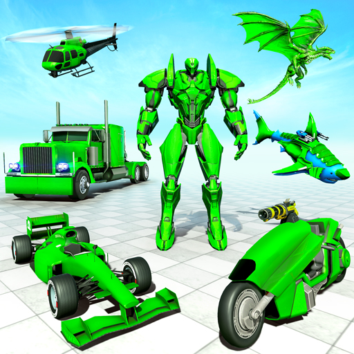 formula car air jet robot game