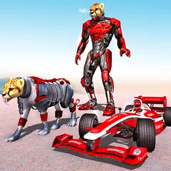 Скачать Cheetah Robot Car Transform APK