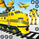 voiture robot de train volant APK