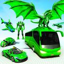 Flying Bus Robot Car Transform APK