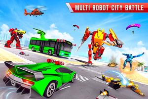 Flying Bus Robot Car Transform imagem de tela 1