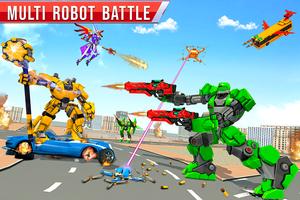 Flying Bus Robot Car Transform imagem de tela 2