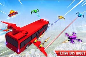 Flying Bus Robot Car Transform imagem de tela 3
