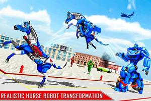 Horse Robot Car Transform War Ekran Görüntüsü 3