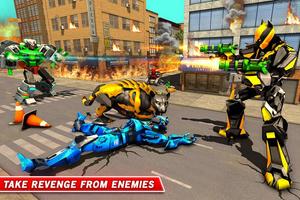 Panther Robot Car Transform Poster