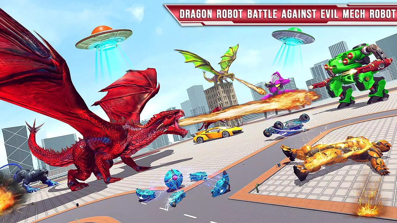 520 Dragon Robot Car Game Mod Apk Unlimited Money  Latest