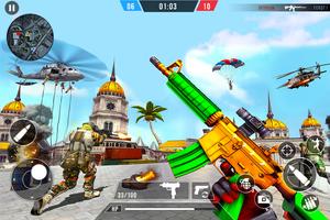 FPS Commando Shooting Strike syot layar 1