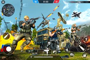 FPS Commando Shooting Strike اسکرین شاٹ 3