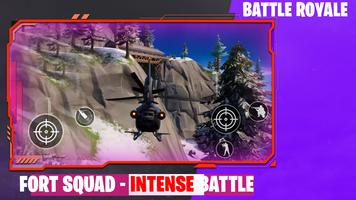 Fort Squad Battle Royale Night imagem de tela 1