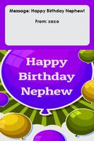 Happy Birthday Nephew Card capture d'écran 2
