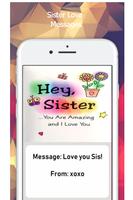 Sister Love Messages poster