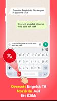 Norwegian Keyboard -Translator poster