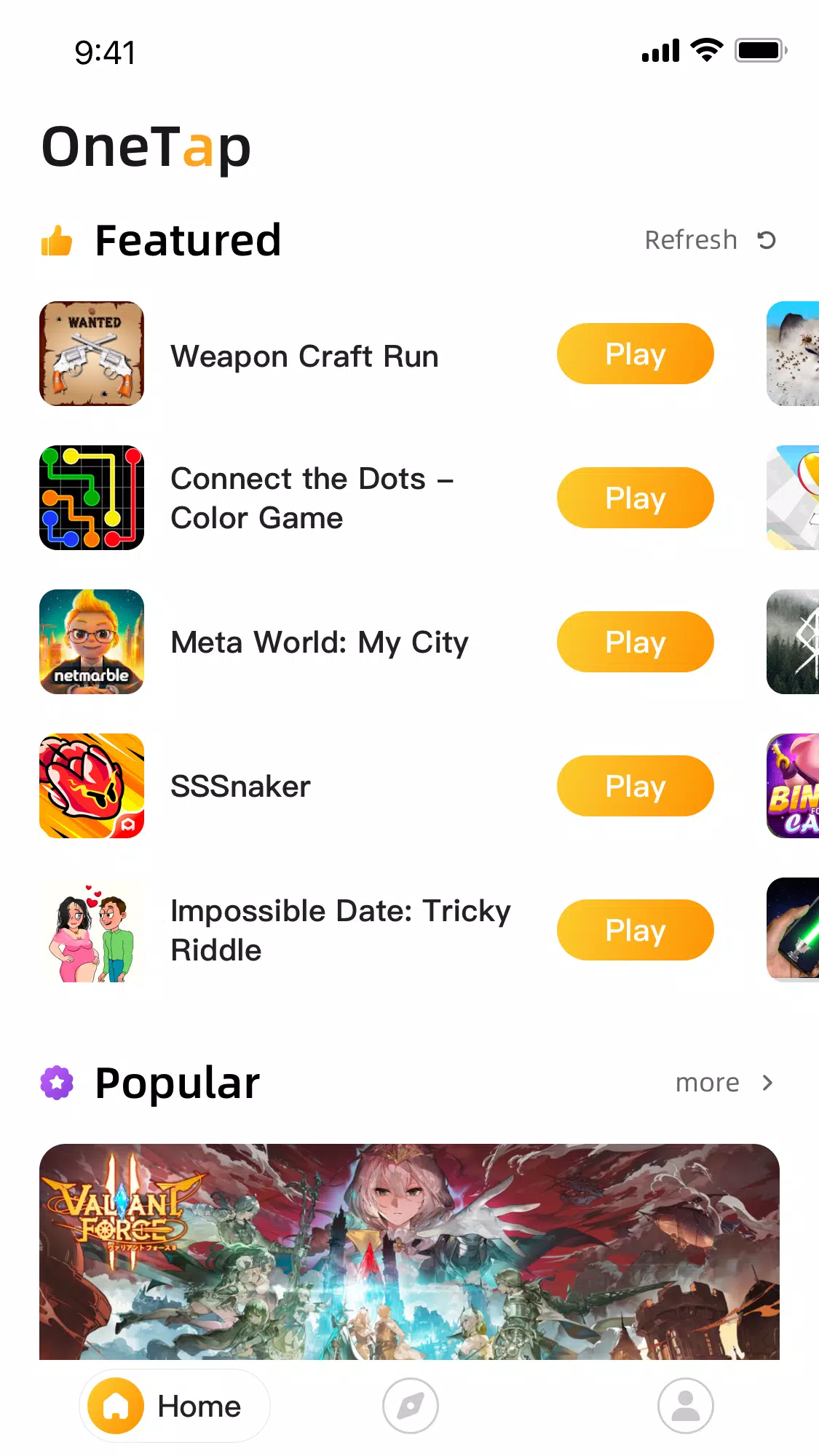 OneTap - Play Games Instantly APK (Android App) - Baixar Grátis