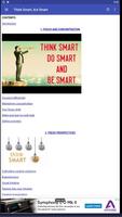 Think Smart, Act Smart Affiche