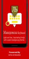 Macedonian Keyboard Plakat