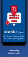 Icelandic English Keyboard Poster