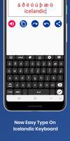 Icelandic English Keyboard captura de pantalla 1