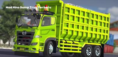 Mod Bussid Hino Dump Truck V2 imagem de tela 1