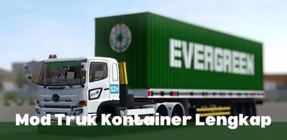 Mod Bussid Truk Kontainer Ekran Görüntüsü 1