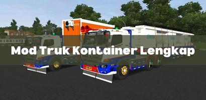 Mod Bussid Truk Kontainer Ekran Görüntüsü 2