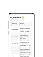 GM – Redeem Codes تصوير الشاشة 1