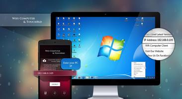 Wifi Computer + Touchpad پوسٹر