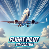 Airplane 3D Land Airport Sim Zeichen