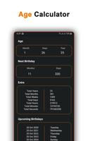 Age calculator 2020 Photo math calculator Plakat