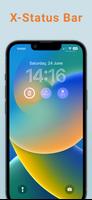 iCenter OS 16: X - Status Bar اسکرین شاٹ 1