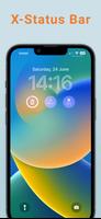 iCenter iOS 16: X - Status Bar capture d'écran 1