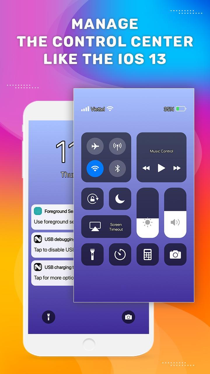 Notification Control Center For I Os13 For Android Apk Download