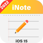 iNote iOS 15 - iPhone 13 Notes आइकन