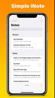 iNote iOS 15 - iPhone 13 Notes Cartaz