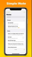 iNote iOS 15 - iPhone 13 Notes पोस्टर